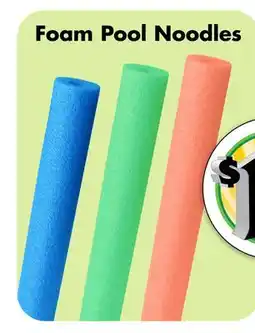 Dollar Tree Foam Pool Noodles offer