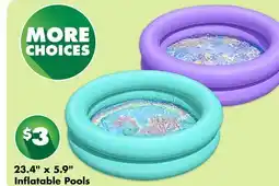Dollar Tree 23.4 x 5.9 Inflatable Pools offer