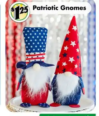 Dollar Tree Patriotic Gnomes offer