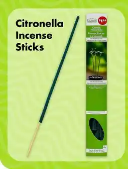 Dollar Tree Citronella Incense Sticks offer