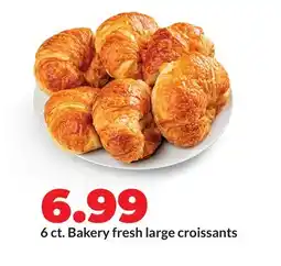 Hy-Vee 6 ct. Bakery fresh large croissants offer