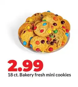 Hy-Vee 18 ct. Bakery fresh mini cookies offer