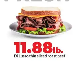 Hy-Vee Di Lusso thin sliced roast beef offer