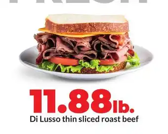 Hy-Vee Di Lusso thin sliced roast beef offer