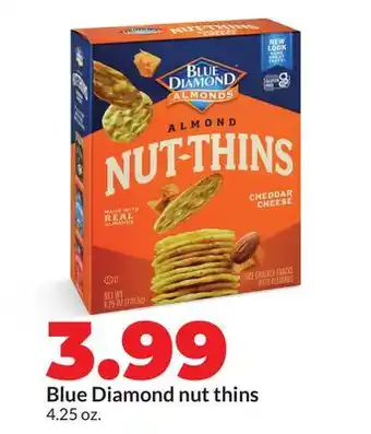 Hy-Vee Blue Diamond nut thins offer