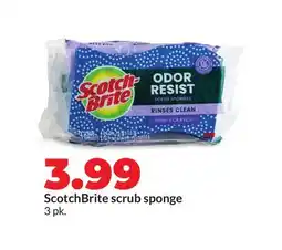Hy-Vee ScotchBrite scrub sponge offer