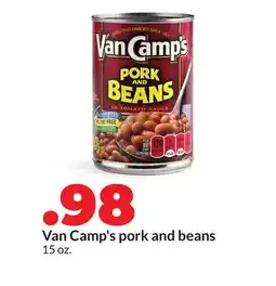 Hy-Vee Van Camp's pork and beans offer