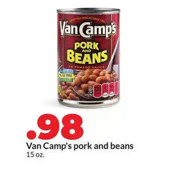 Hy-Vee Van Camp's pork and beans offer