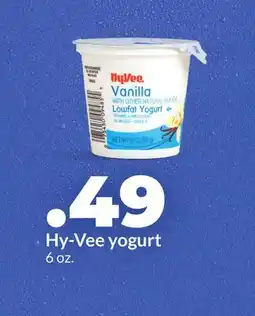 Hy-Vee Hy-Vee yogurt offer