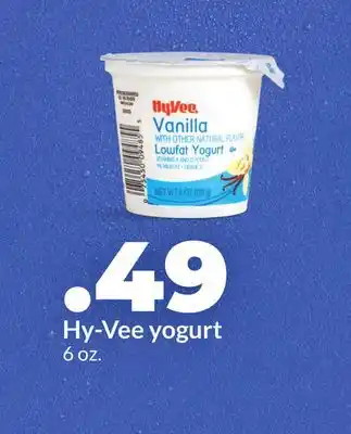 Hy-Vee Hy-Vee yogurt offer