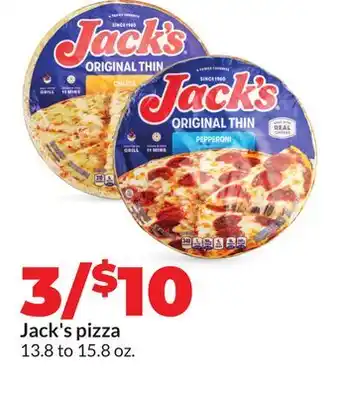 Hy-Vee Jack's pizza offer