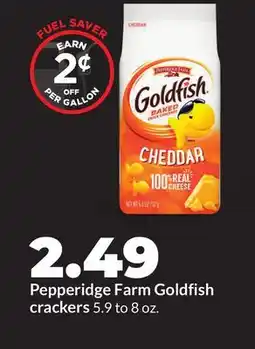 Hy-Vee Pepperidge Farm Goldfish crackers offer