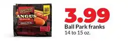 Hy-Vee Ball Park franks offer