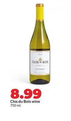 Hy-Vee Clos du Bois wine offer