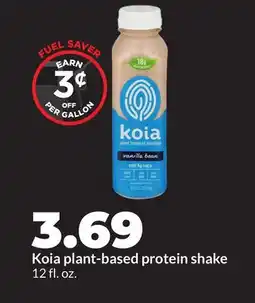 Hy-Vee Koia plant-based protein shake offer