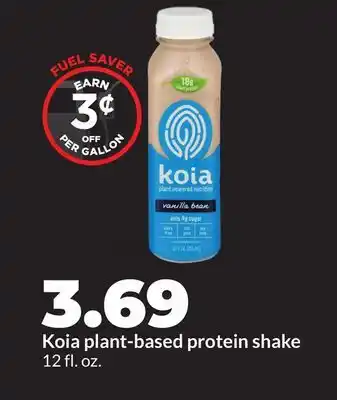 Hy-Vee Koia plant-based protein shake offer