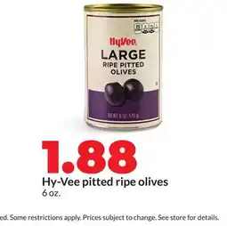 Hy-Vee Hy-Vee pitted ripe olives offer