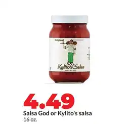 Hy-Vee Salsa God or Kylito's salsa offer
