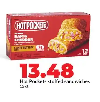Hy-Vee Hot Pockets stuffed sandwiches offer