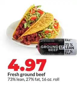 Hy-Vee Fresh ground beef offer