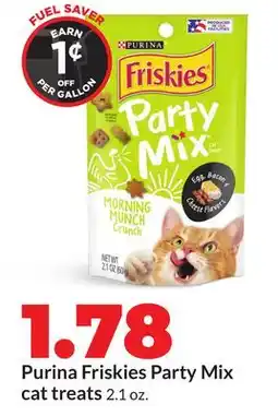 Hy-Vee Purina Friskies Party Mix cat treats offer