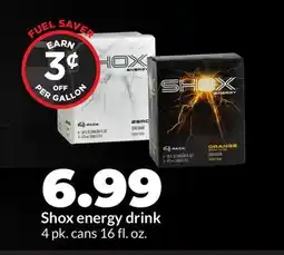 Hy-Vee Shox energy drink offer