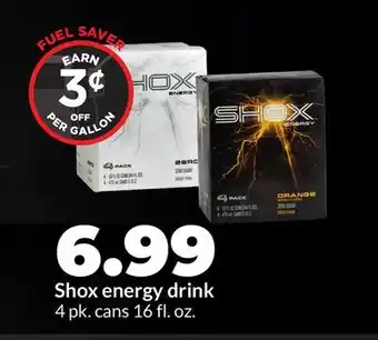 Hy-Vee Shox energy drink offer