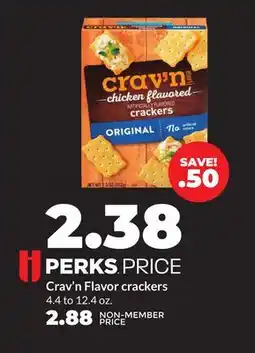 Hy-Vee Crav'n Flavor crackers offer