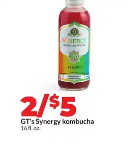 Hy-Vee GT's Synergy kombucha offer