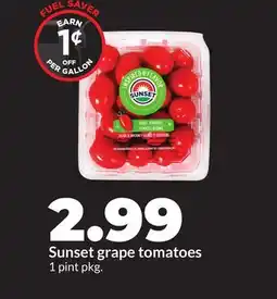 Hy-Vee Sunset grape tomatoes offer