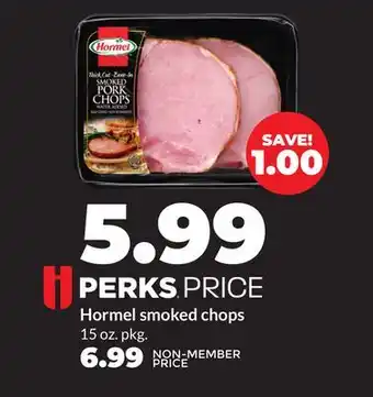 Hy-Vee Hormel smoked chops offer