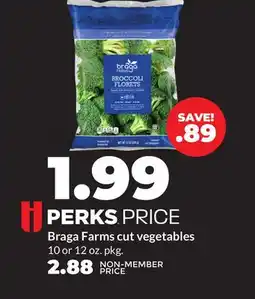 Hy-Vee Braga Farms cut vegetables offer