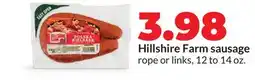 Hy-Vee Hillshire Farm sausage offer