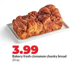 Hy-Vee Bakery fresh cinnamon chunky bread offer