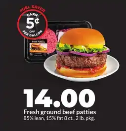 Hy-Vee Fresh ground beef patties offer