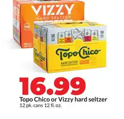 Hy-Vee Topo Chico or Vizzy hard seltzer offer