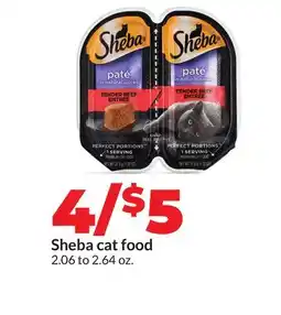 Hy-Vee Sheba cat food offer