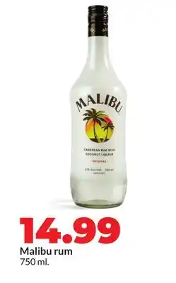 Hy-Vee Malibu rum offer