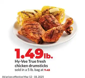 Hy-Vee Hy-Vee True fresh chicken drumsticks offer