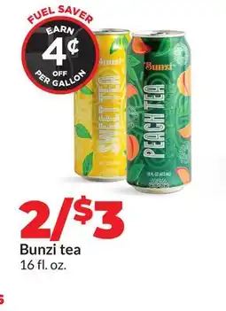 Hy-Vee Bunzi tea offer