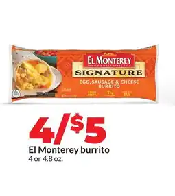 Hy-Vee El Monterey burrito offer