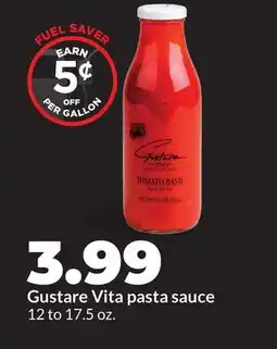 Hy-Vee Gustare Vita pasta sauce offer