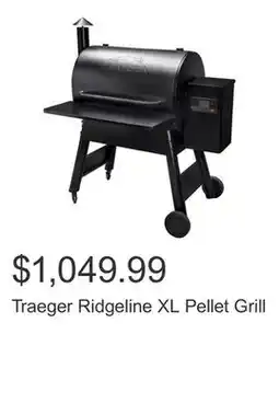 Costco Traeger Ridgeline XL Pellet Grill offer