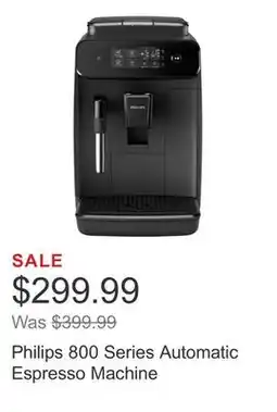 Costco Philips 800 Series Automatic Espresso Machine offer