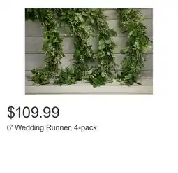Costco 6' Wedding Runner, 4-pack offer