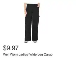 Costco Well Worn Ladies' Wide Leg Cargo offer
