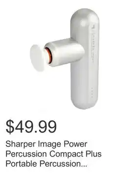 Costco Sharper Image Power Percussion Compact Plus Portable Percussion Massager offer