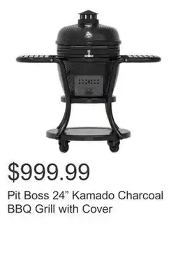 Costco Pit Boss 24 Kamado Charcoal BBQ Grill with Cover offer