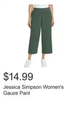 Costco Jessica Simpson Women's Gauze Pant offer
