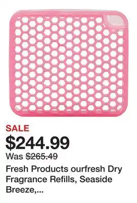 Office Depot Fresh Products ourfresh Dry Fragrance Refills, Seaside Breeze, Pink, Pack Of 48 Refills offer